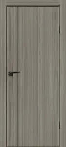 Товар Межкомнатная дверь П-21 кромка АБС черная c 4-х ст. Эвкалипт португальский